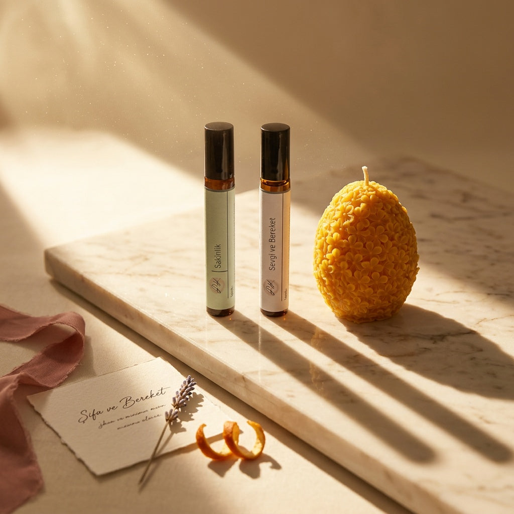 DK SHOP Aşk Mekanı — Hediye Seti — Marble Golden Hour