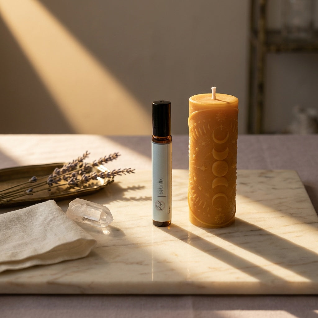 DK SHOP Akşam Ritüeli — Sakinlik Seti — Marble Golden Hour