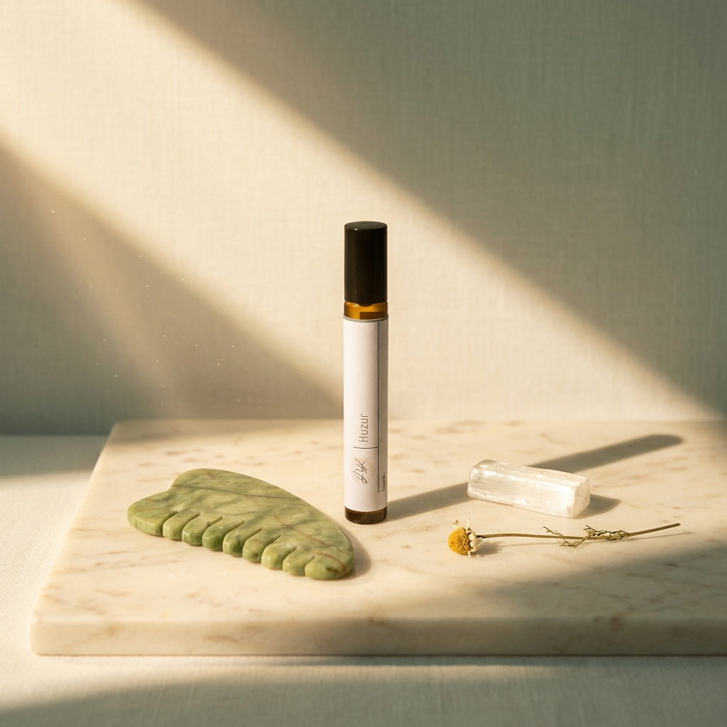 DK SHOP Şimdinin Mavisi — Mindfulness Seti — Marble Golden Hour
